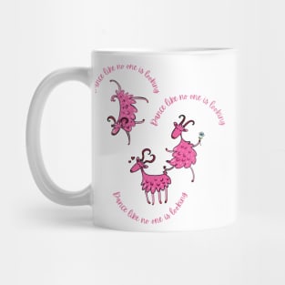 Dance Like No-One is Looking Goats Mug